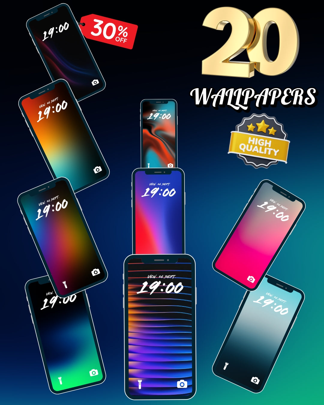 20 Abstract Glow Wallpapers 🌈 | HD & 4K Colorful Phone Pack