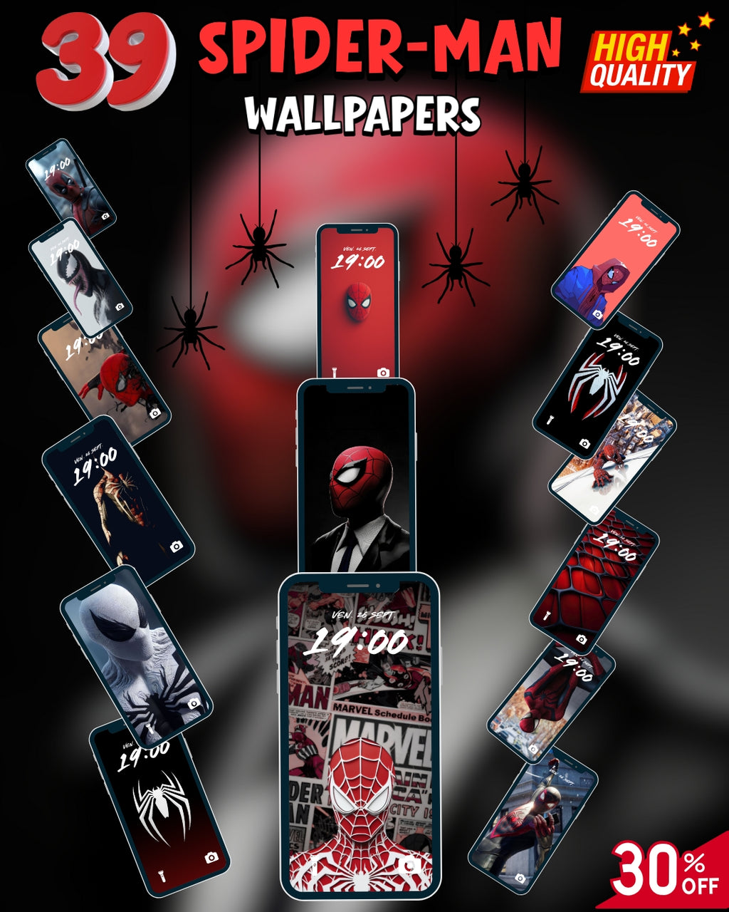 39 Spider-Man Wallpapers 🕷️ | HD & 4K Superhero Pack for Phone