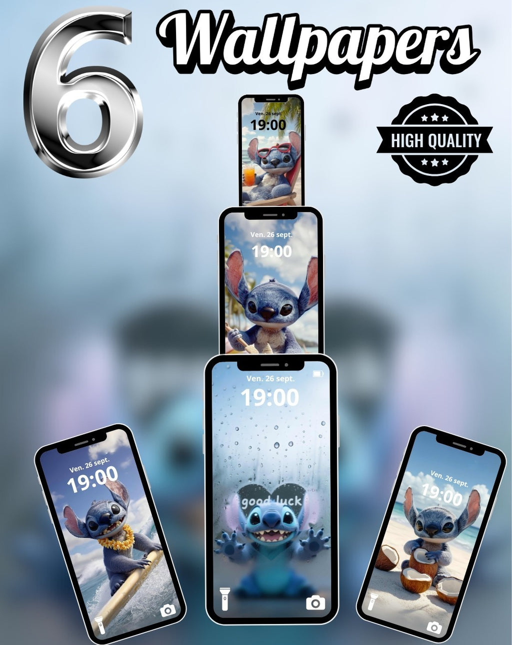6 Stitch Wallpapers 🏝️