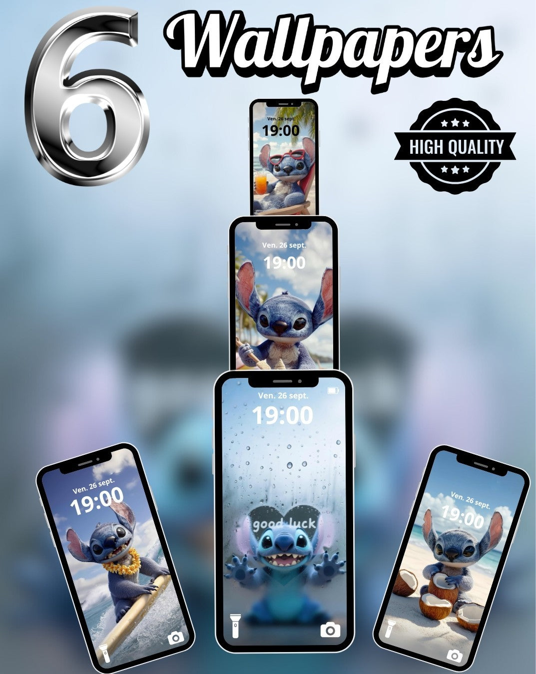 6 Stitch Wallpapers 🏝️