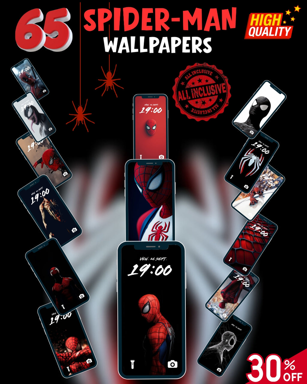 65 Spider-Man Wallpapers 🕷 | HD & 4K All-in-One Superhero Pack